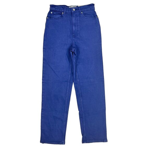 EVERLANE The Way High Straight Jean 25 Tall 25T Vivid Blue High Waist NWT B64 - Picture 2 of 6